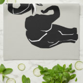 ゾウ –  キッチンタオル (折り畳み)