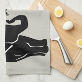 ゾウ –  キッチンタオル (四つ折り)