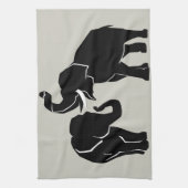 ゾウ –  キッチンタオル (縦)