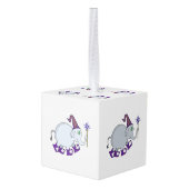 ゾウ キューブオーナメント (裏面アングル)