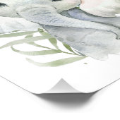 ゾウ、ジャングル動物、サファリ動物、手のひら フォトプリント            (角)