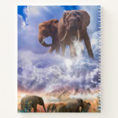 ゾウ・スピリッツ・オブ・山・キリマンジャロ ノートブック (裏面)