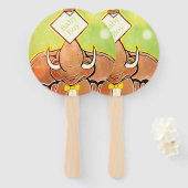 ゾウ・スペラーのハンドファン、ブルース ハンドファン (正面&裏面)