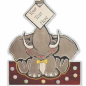 ゾウ・スペラー・ステッカー・ブルース シール (正面)