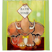 ゾウ・スペラー・ブルース シャワーカーテン (正面)