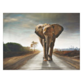 ゾウ テーブルクロス (正面(横))