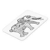 ゾウ・ドードル マグネット (左側)