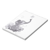 ゾウ・バタフライ ノートパッド (回転)