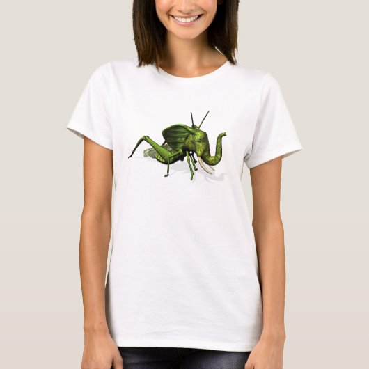ゾウ・バッタの交雑種 Tシャツ (正面)