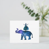 ゾウ・バレリーナ・アート ポストカード (スタンド正面)