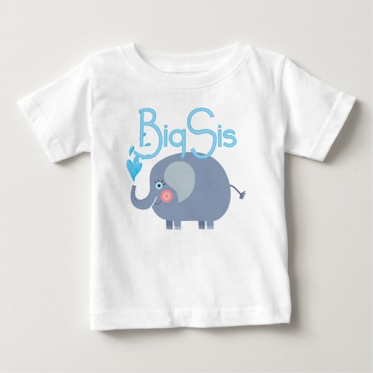 ゾウ・ビッグ・シス ベビーTシャツ (正面)