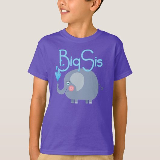 ゾウ・ビッグ・シス Tシャツ (正面)