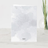 ゾウ&ボーホジャングルの花オングレー誕生日 招待状 (裏面)