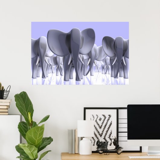 ゾウ！ ポスター (ホームオフィス)