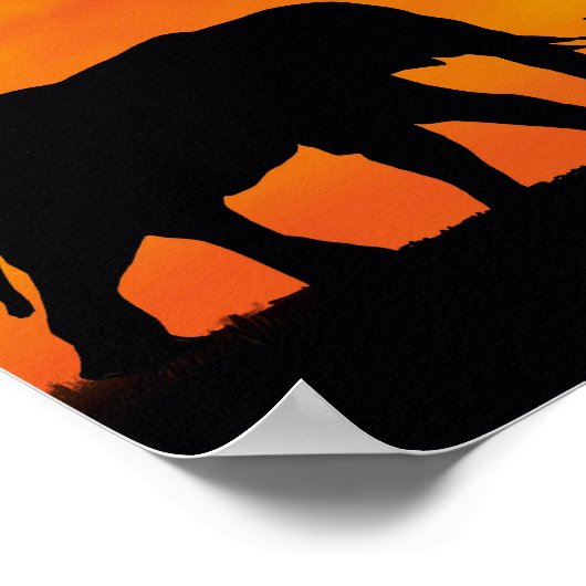 ゾウ ポスター (角)