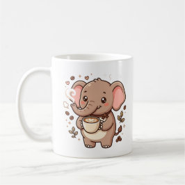 ゾウ ラテ ハート コーヒーマグ コーヒーマグカップ