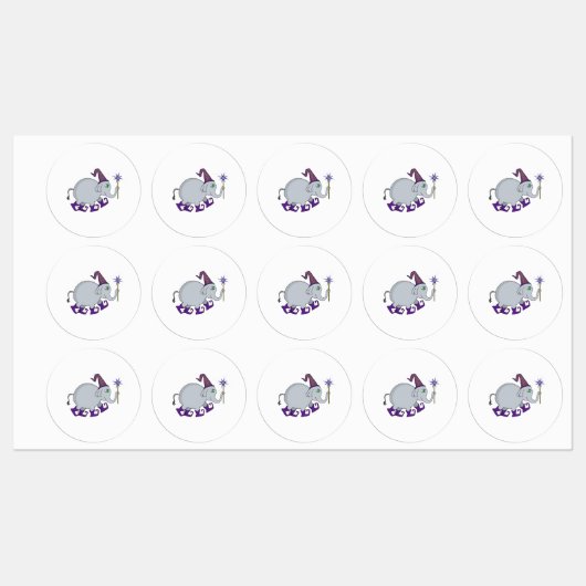 ゾウ ラベル (シート)