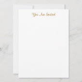 ゾウ 招待状 (裏面)