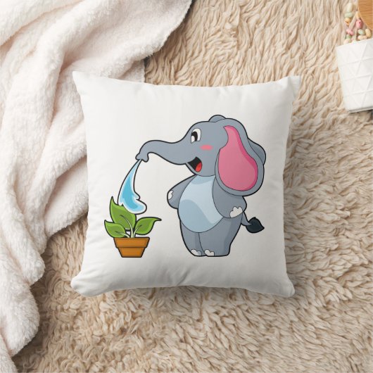 ゾウ（植物） クッション (ブランケット)