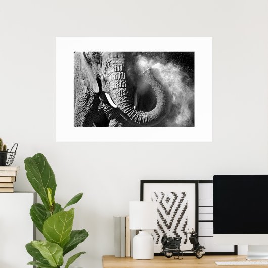 ゾウ#1 ポスター (ホームオフィス)