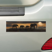 ゾウ ELEPHANT ステッカー (車上)