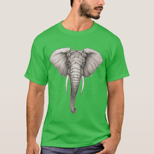 ゾウ Tシャツ (正面)