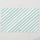 ゾウeucalyptus赤ちゃんシャワーベビー予測 便箋 (裏面)