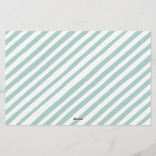 ゾウeucalyptus赤ちゃんシャワーベビー予測 便箋 (裏面)