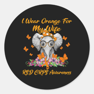ゾウI衣服オレンジ妻Rsd Crps Awaren ラウンドシール