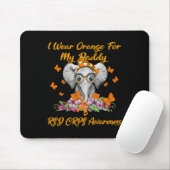 ゾウI衣服オレンジFor My Daddy Rsd Crps Aware マウスパッド (マウス)