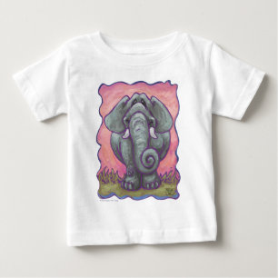ゾウTシャツ ベビーTシャツ