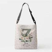 ゾエのバイタリティ鮮やか- Bohoフローラモノグラム クロスボディバッグ (裏面)