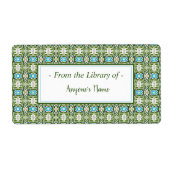 ゾエ蔵書票 ラベル (正面)