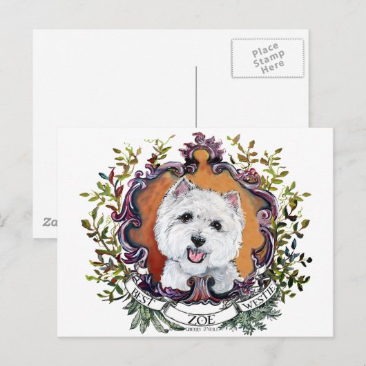 ゾエ ポストカード (正面/裏面)