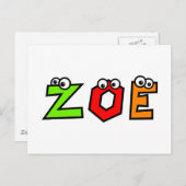 ゾエ ポストカード (正面/裏面)