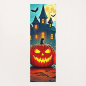 ゾクゾクするハロウィンの夜のホラー・ハウス ヨガマット (裏面)