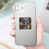 ゾチが九份の古い通りランタン夜を探索する シール (スマートフォン)