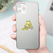 ゾチの趣味 葉っぱの絵 シール (スマートフォン)