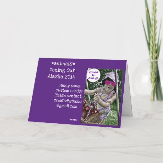 ゾッとさせる カード (裏面)