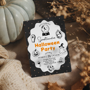 ゾッとするハロウィンパーティー招待状 招待状