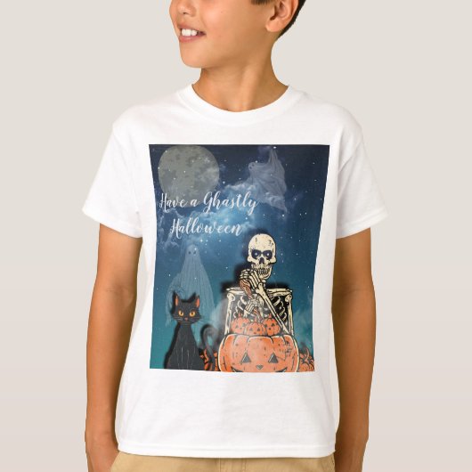 ゾッとするハロウィン Tシャツ (正面)