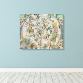 ゾッドのシンボルや象徴を示す天球体 キャンバスプリント (インサイチュ (ウッドフロア))