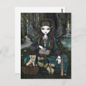 ゾティ自然アウェンセージ妖精バランス妖精ポストカード ポストカード (正面/裏面)