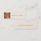 ゾディアックウーマンミュシャ スキニー名刺 (正面/裏面)