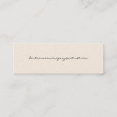 ゾディアックウーマンミュシャ スキニー名刺 (裏面)