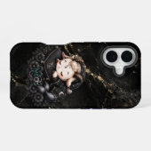 ゾディアック かわいい ネオス やぎ座 iPhone 16ケース (裏面横)