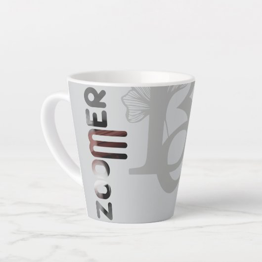 ゾマーラテマググ抽象芸術トレンドインテリアデコール カフェラテマグ (左アングル)