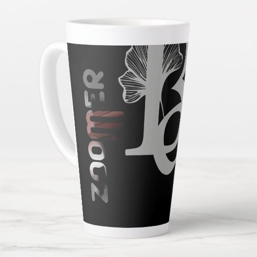 ゾマーラテマググ抽象芸術トレンドインテリアデコール カフェラテマグ (左アングル)