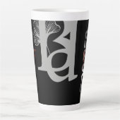 ゾマーラテマググ抽象芸術トレンドインテリアデコール カフェラテマグ (正面)