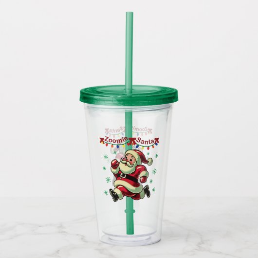 ゾミエサンタクリスマス アクリルタンブラー (正面)